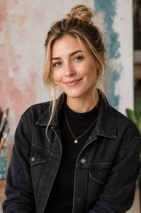 Illustrative Wery-generated creative profile headshot preview