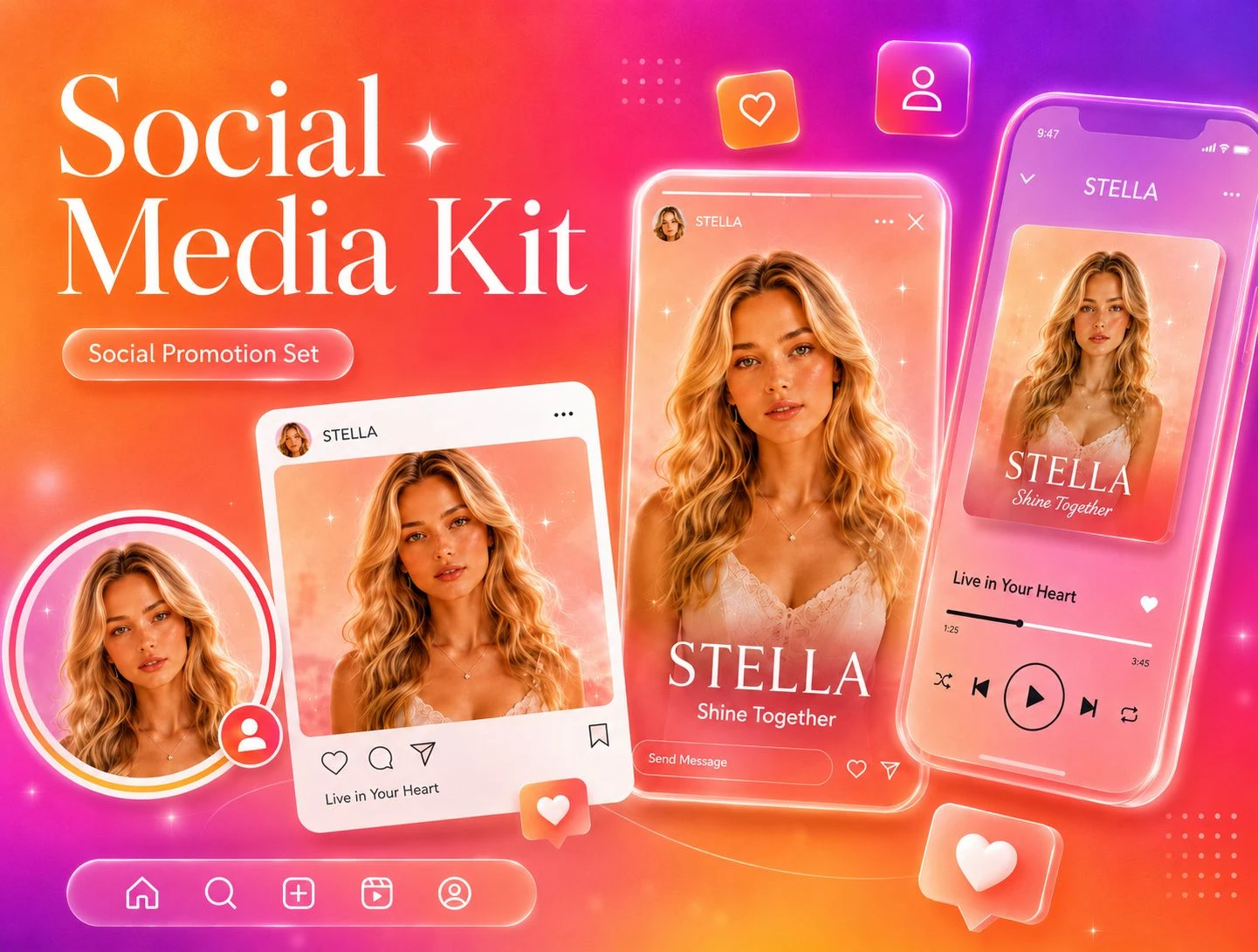 Kit social media